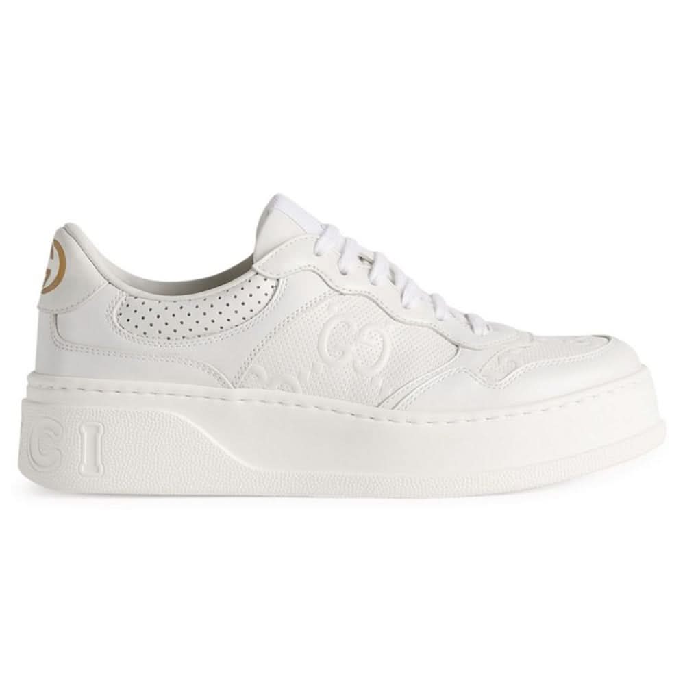 GUCCI Leather Monogram Sneakers - Copva