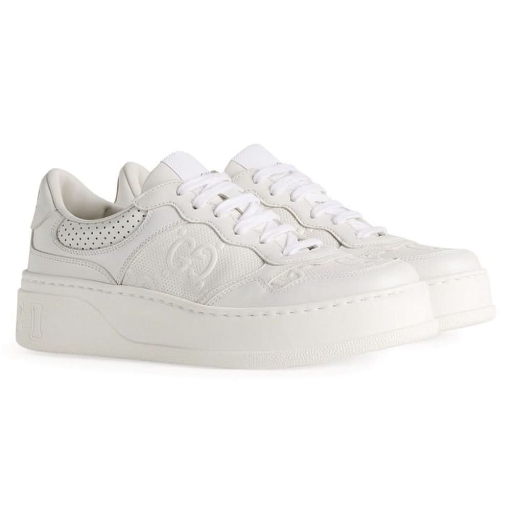 GUCCI Leather Monogram Sneakers - Copva
