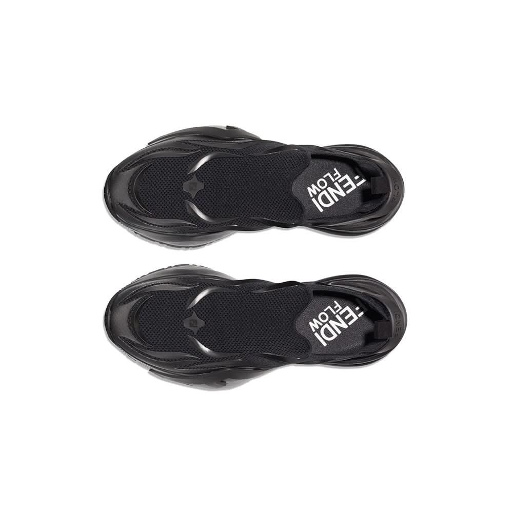 Fendi Flow - Black Mesh Running Sneakers - Copva
