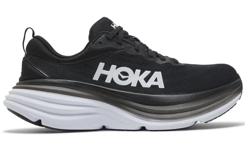 Hoka Bondi 8 'Black White'