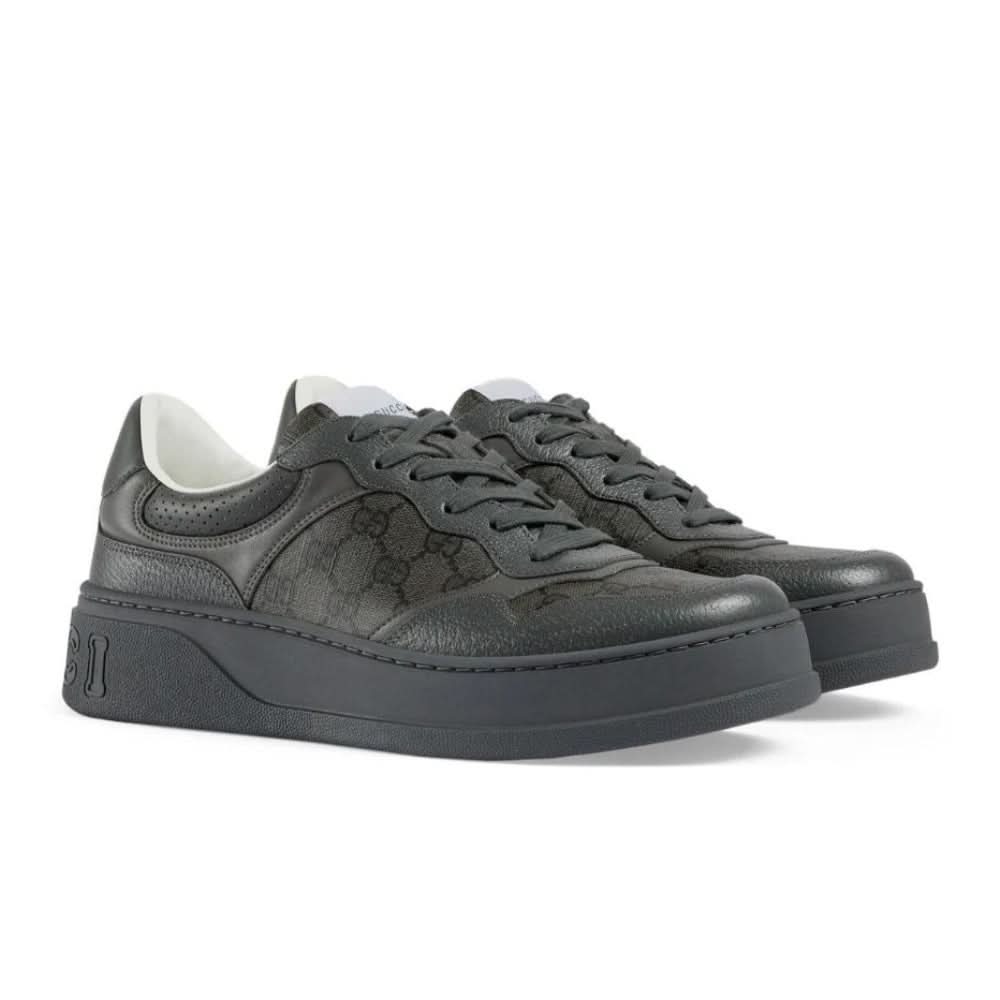 Gucci Lace Up Sneaker 'GG Monogram - Grey' - Copva
