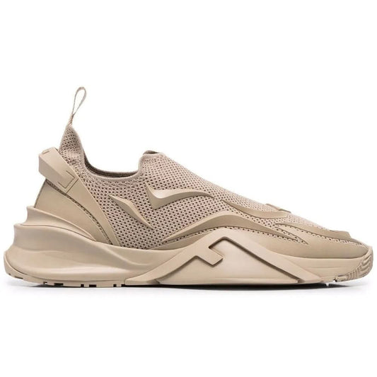 Fendi Flow - Beige Mesh Running Sneakers - Copva