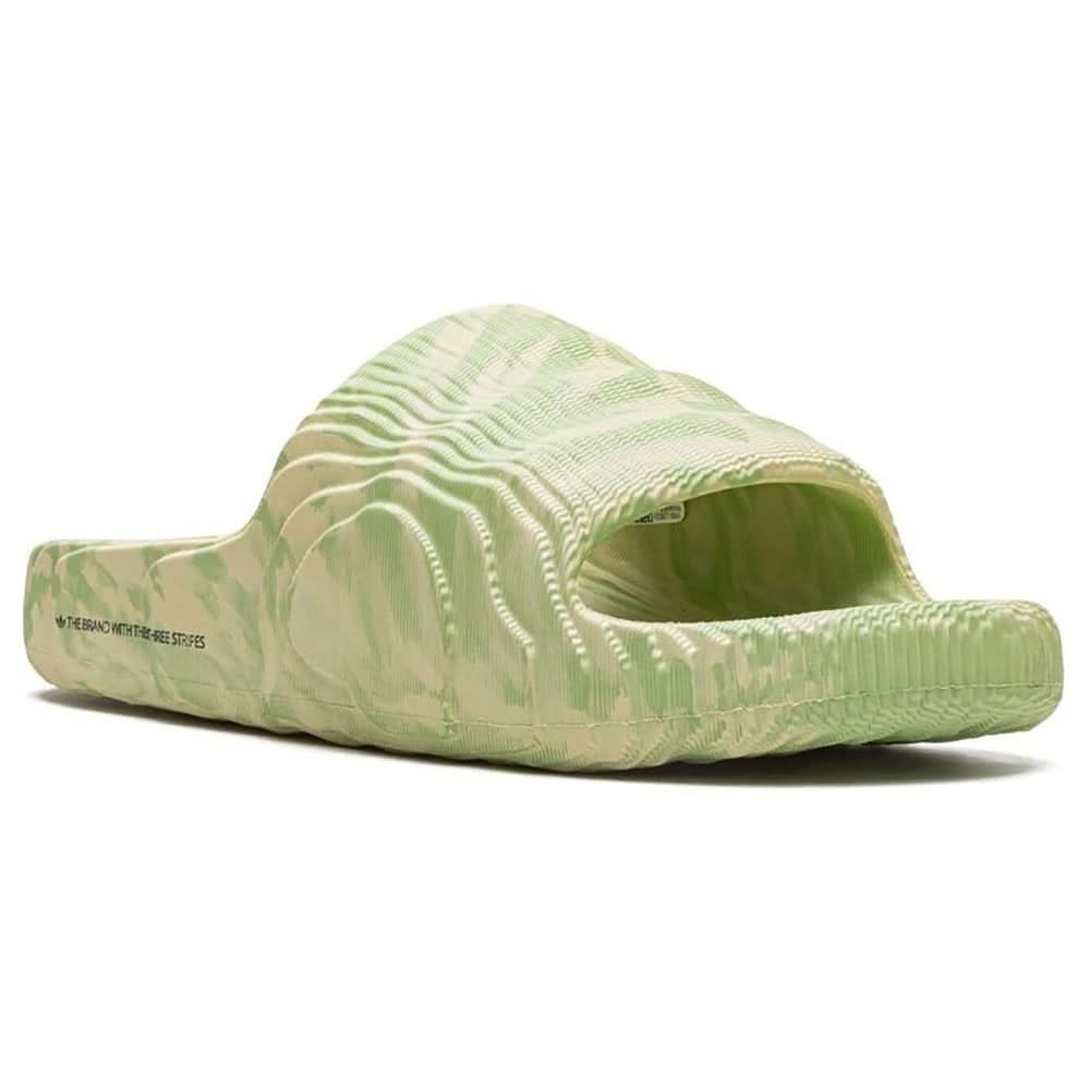 Adidas Adilette 22 Slides "Cream White/Green" - Copva