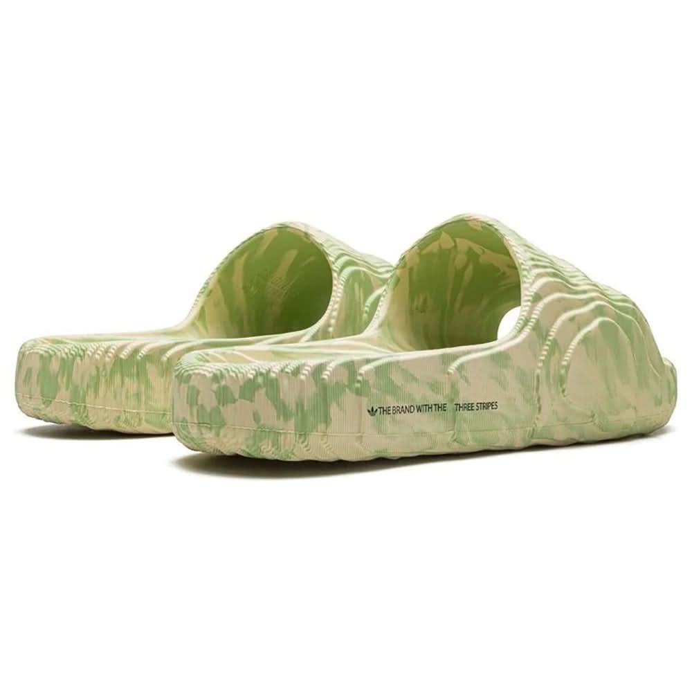 Adidas Adilette 22 Slides "Cream White/Green" - Copva