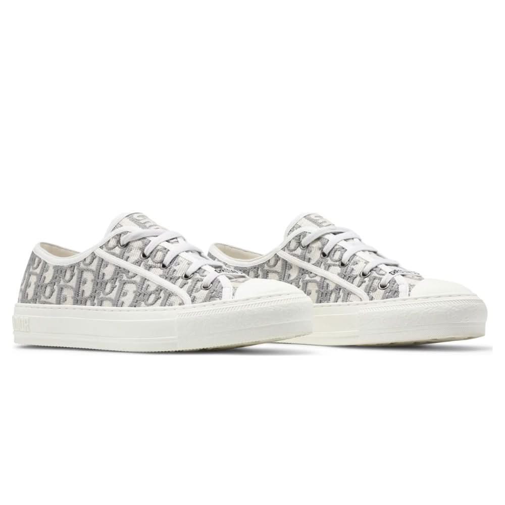 Walk'N'Dior Embroidered Canvas Low 'Grey' - Copva