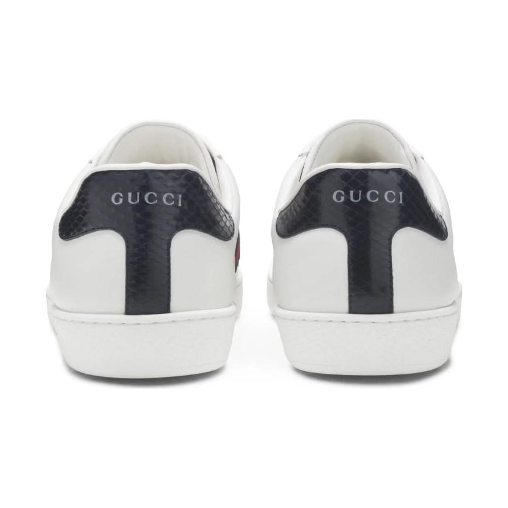 Gucci Ace Leather 'White Blue' - Copva