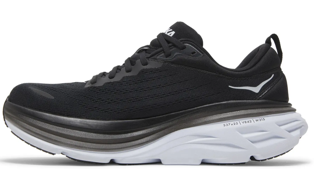 Hoka Bondi 8 'Black White'