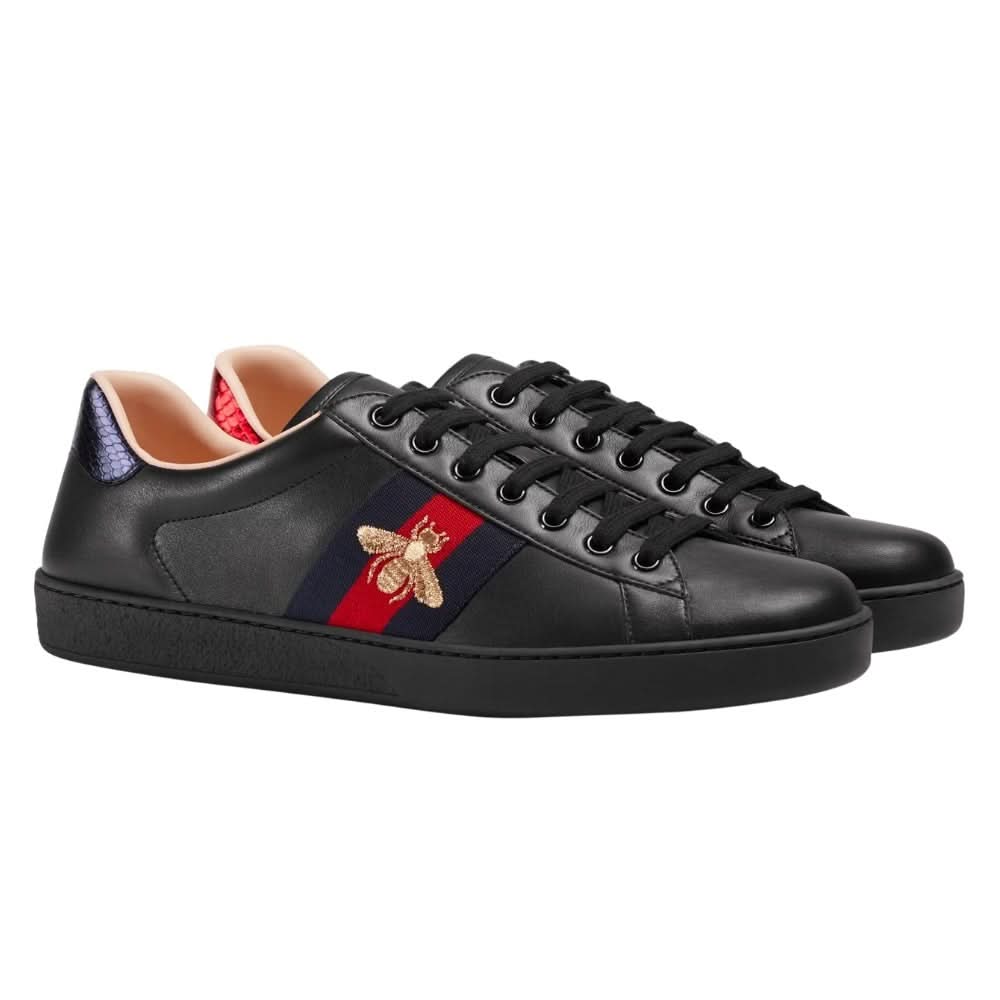 Gucci Ace Embroidered 'Black Bee' - Copva