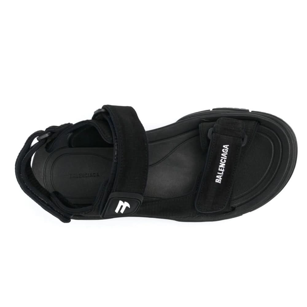 Balenciaga Tourist Sandal 'Black' - Copva