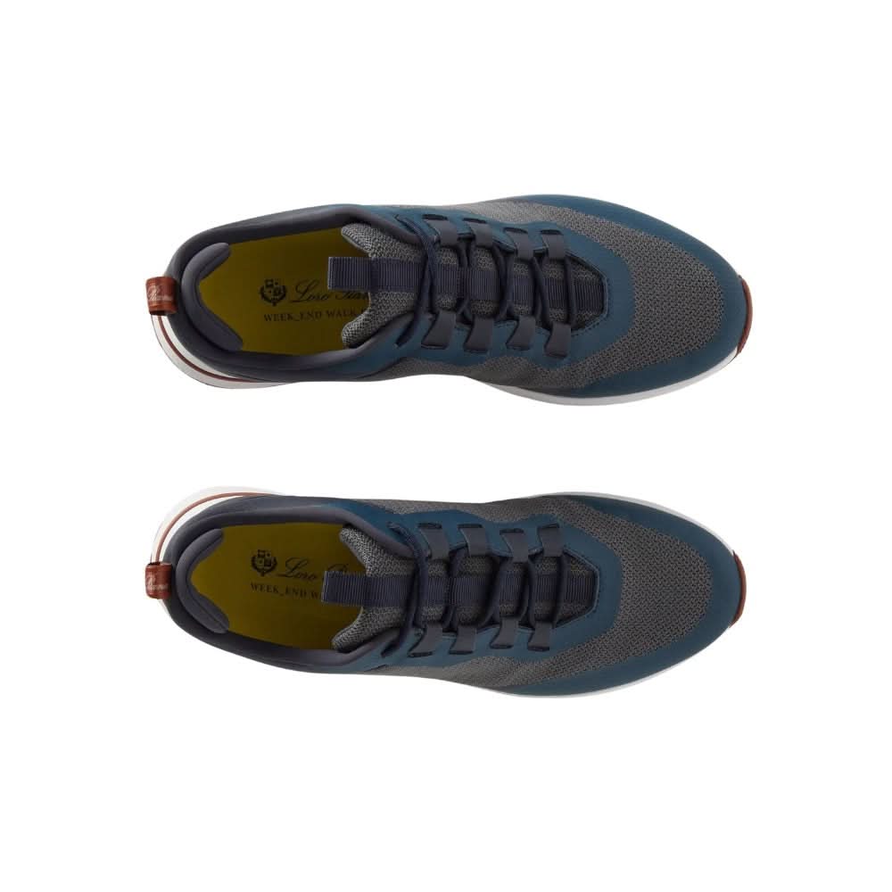 LORO PIANA Week-End Walk Sneakers "Charcoal Blue " - Copva