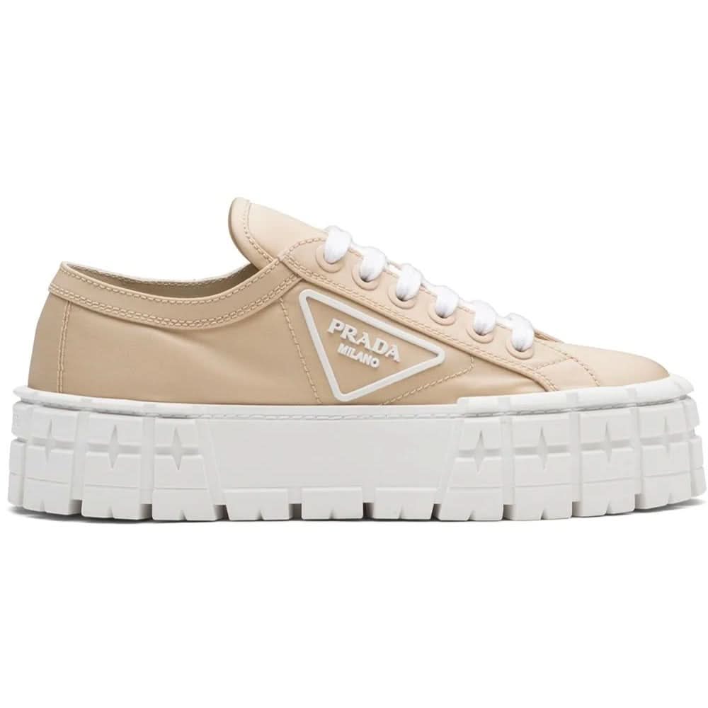 Prada Gabardine Wheel Platform 'Light Brown' - Copva