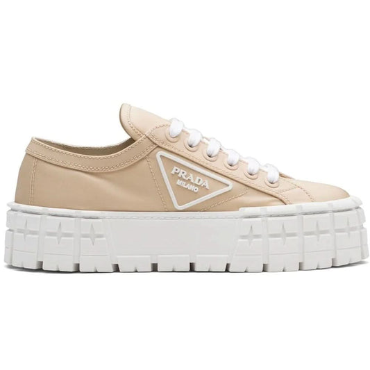 Prada Gabardine Wheel Platform 'Light Brown' - Copva