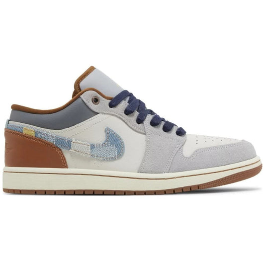 Air Jordan 1 Low SE 'Repaired Denim Swoosh' - Copva