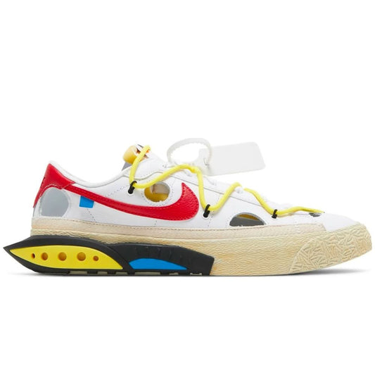 Off-White x Nike Blazer Low 'White University Red' - Copva