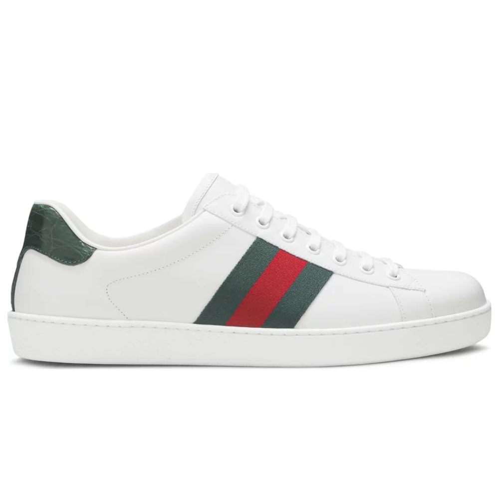 Gucci Ace Leather Sneakers 'White'