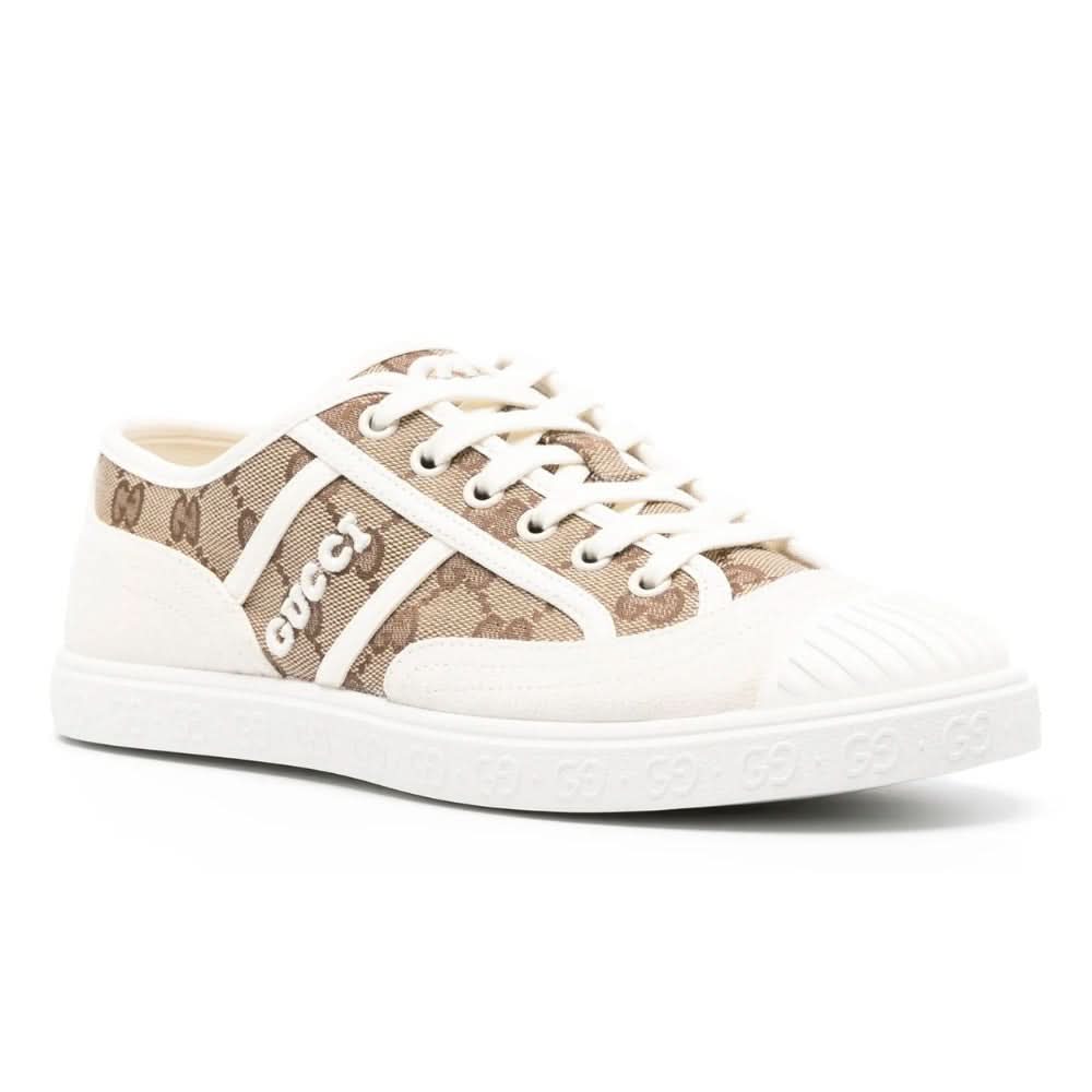 Gucci Supreme canvas sneakers "White/Beige" - Copva