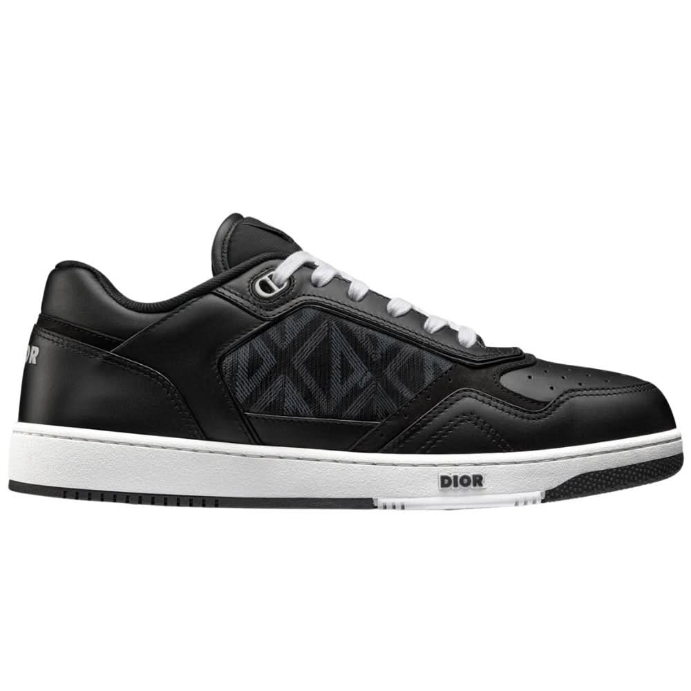 Dior B27 Low 'Black Smooth - White' - Copva
