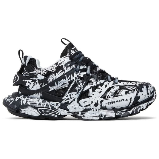Balenciaga Track Sneaker 'Graffiti - Black White' - Copva