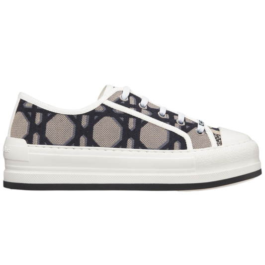 Dior Walk'N'Dior Platform 'Macrocannage - Deep Blue Beige'