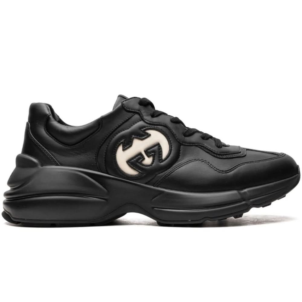 Gucci Rhyton lace-up sneakers 'Blue' - Copva