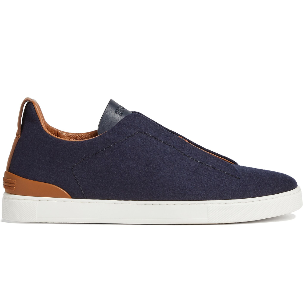 Zegna 14milmil14 Triple Stitch sneakers "Navy Blue"