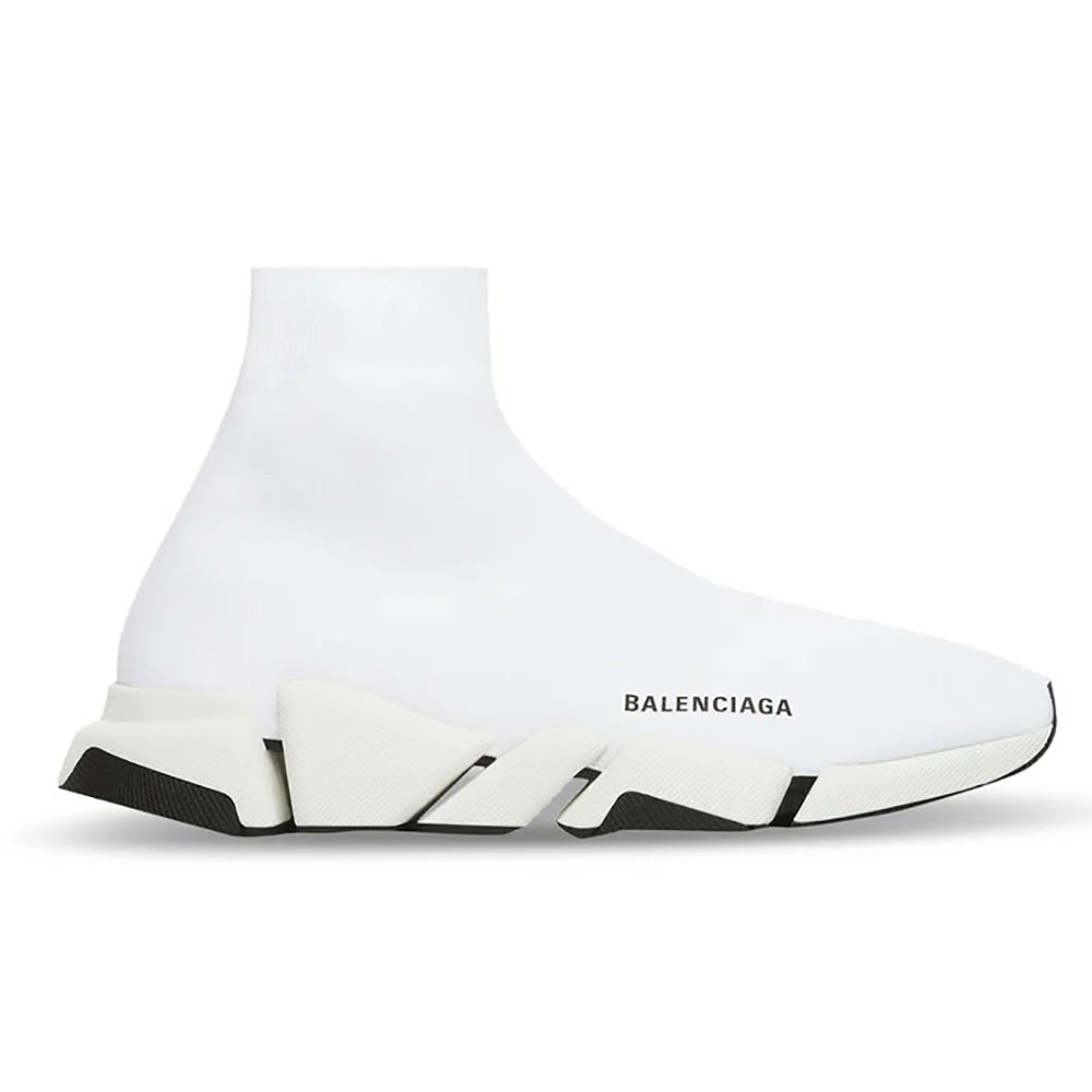 BALENCIAGA SPEED 2.0 LT WHITE & BLACK - Copva