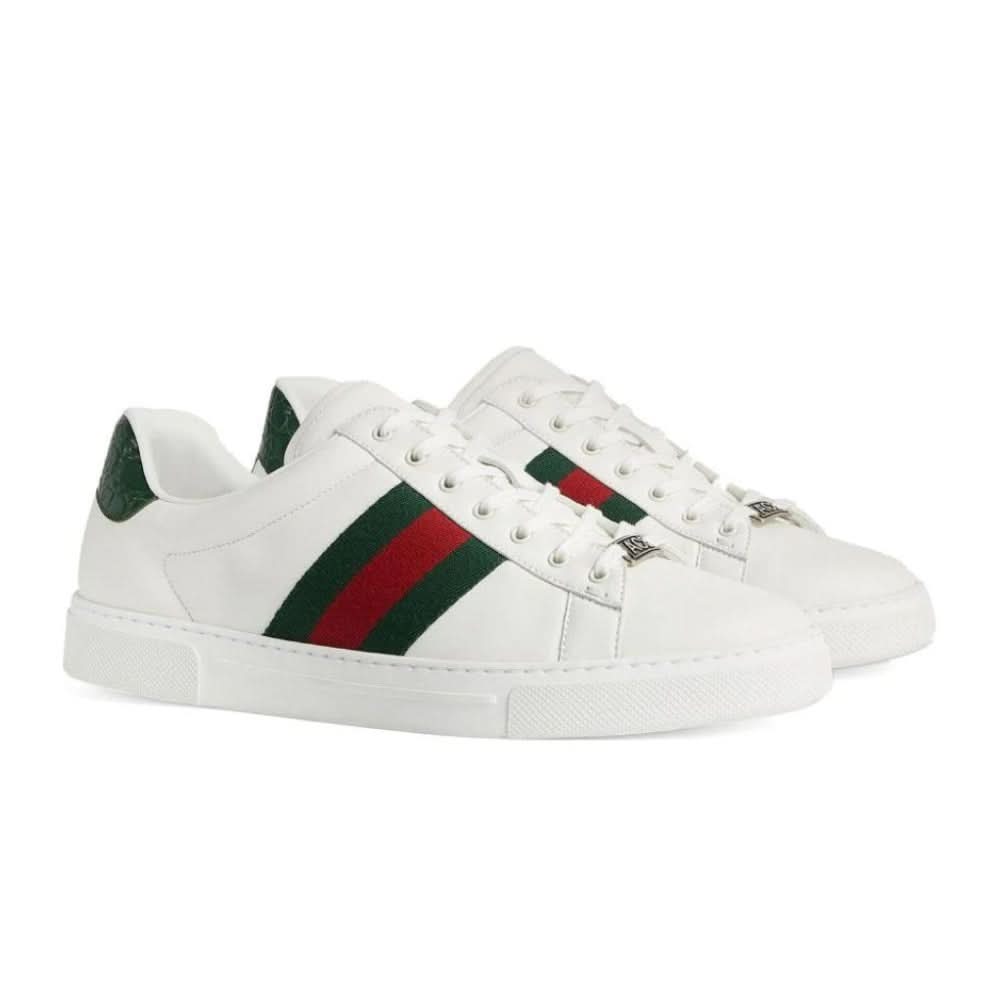 Gucci Ace Leather 'White' - Copva