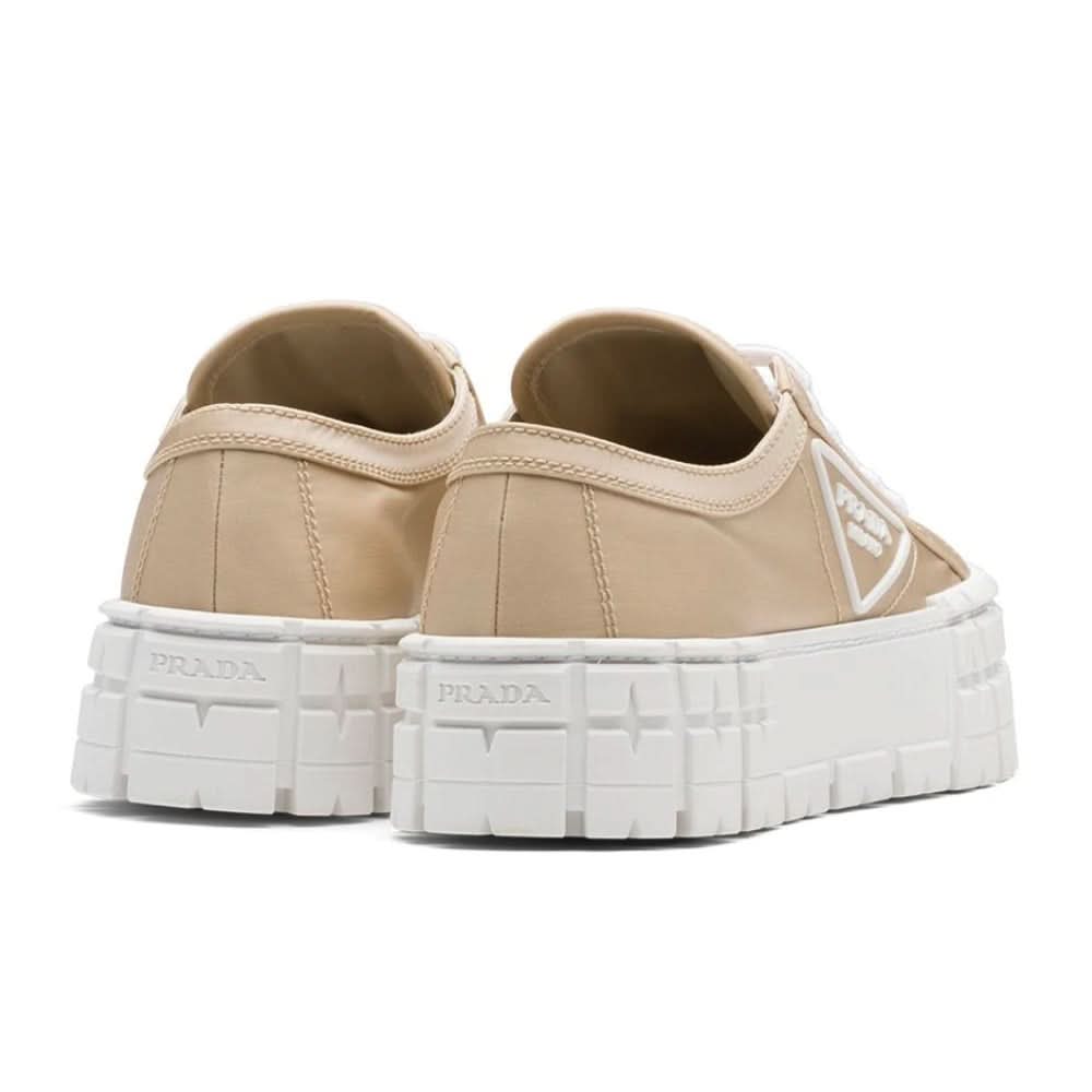 Prada Gabardine Wheel Platform 'Light Brown' - Copva