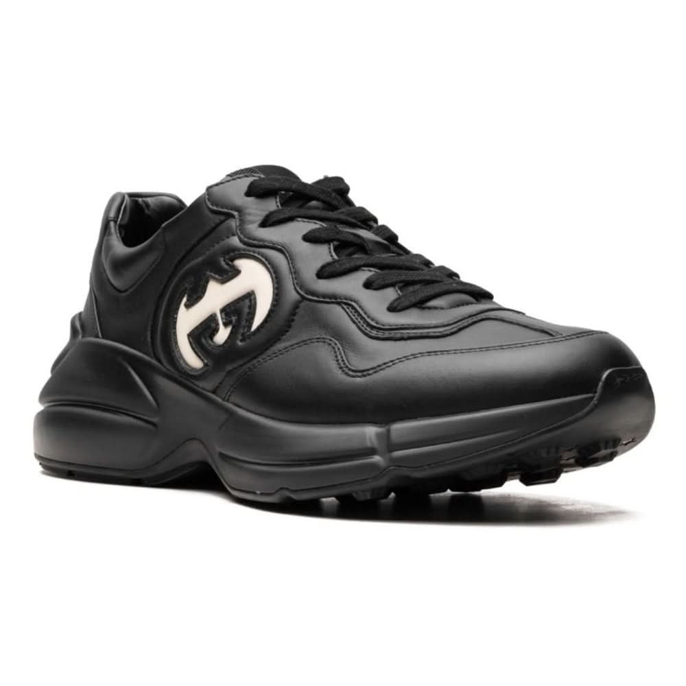 Gucci Rhyton lace-up sneakers 'Blue' - Copva