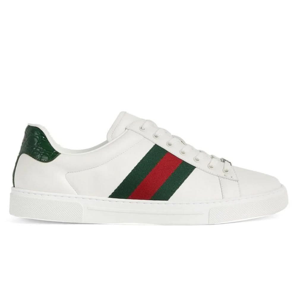 Gucci Ace Leather 'White' - Copva