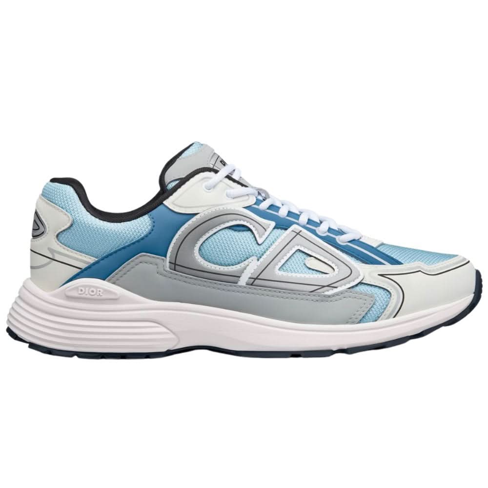 Dior B30 Light Blue Mesh and Blue, Gray and White Technical Fabric - Copva