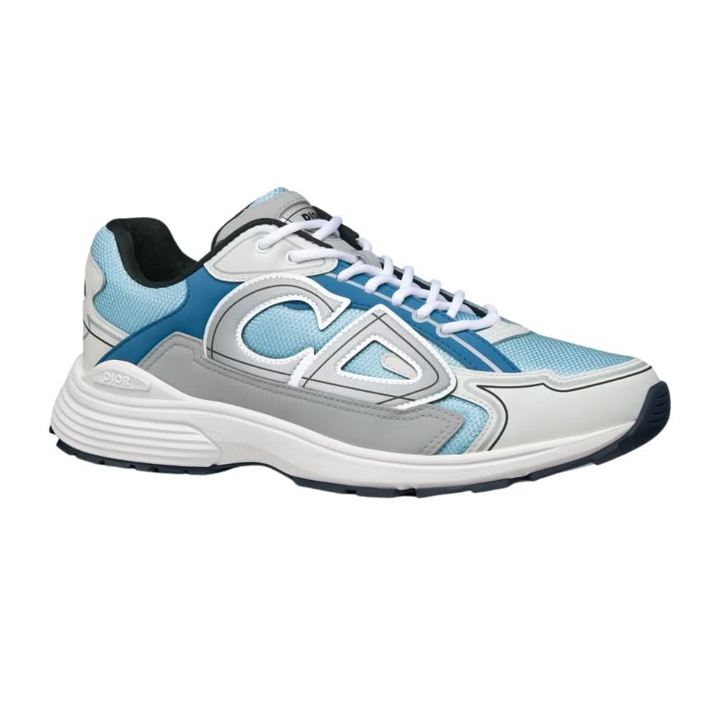 Dior B30 Light Blue Mesh and Blue, Gray and White Technical Fabric - Copva