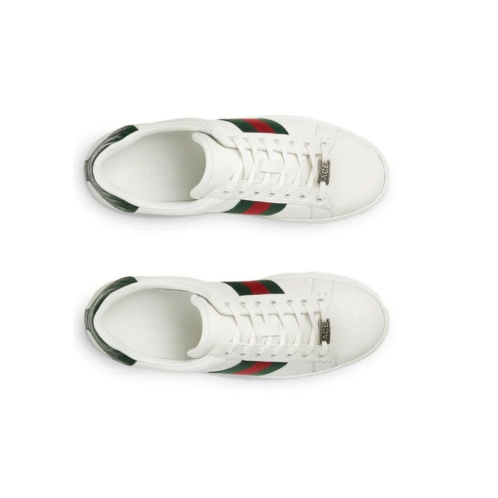 Gucci Ace Leather 'White' - Copva