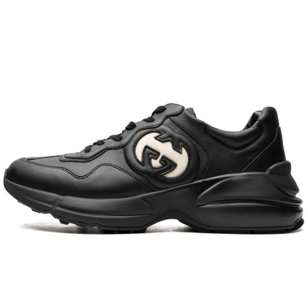 Gucci Rhyton lace-up sneakers 'Blue' - Copva