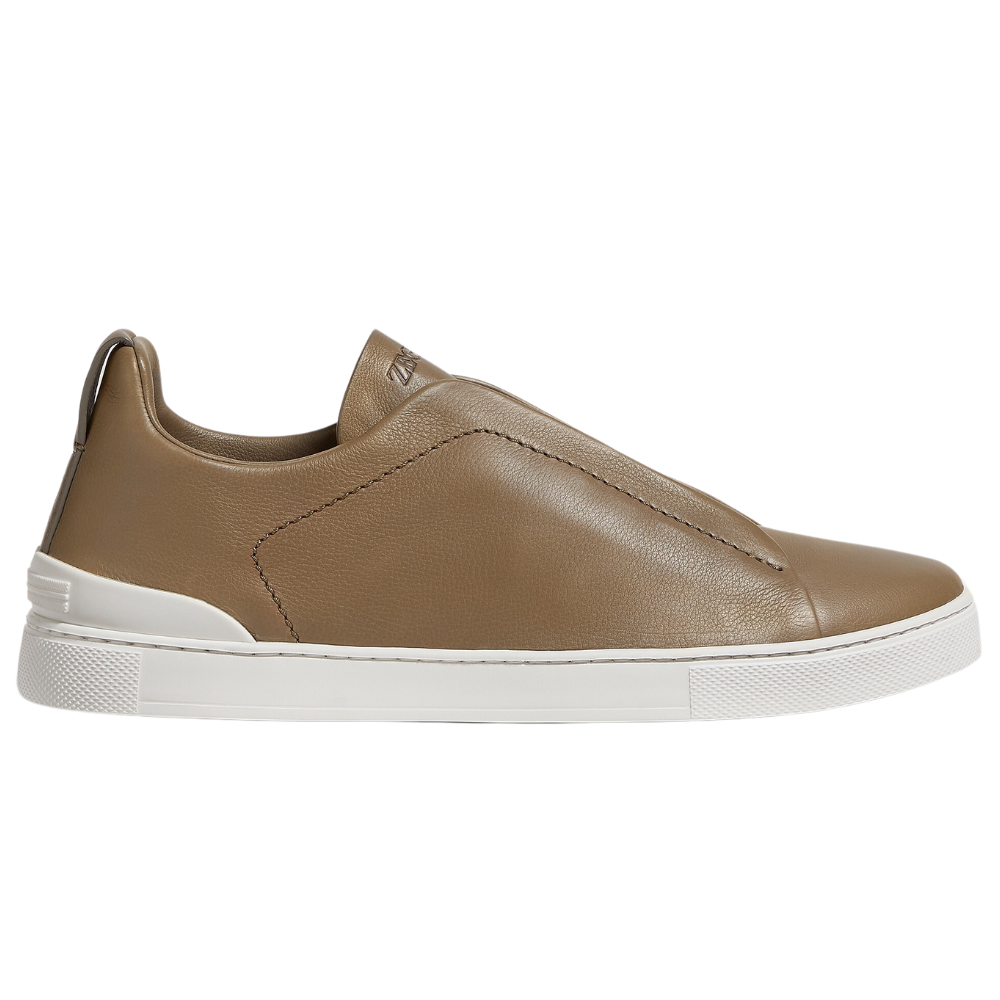 Zegna Triple Stitch Secondskin Sneakers "Green"