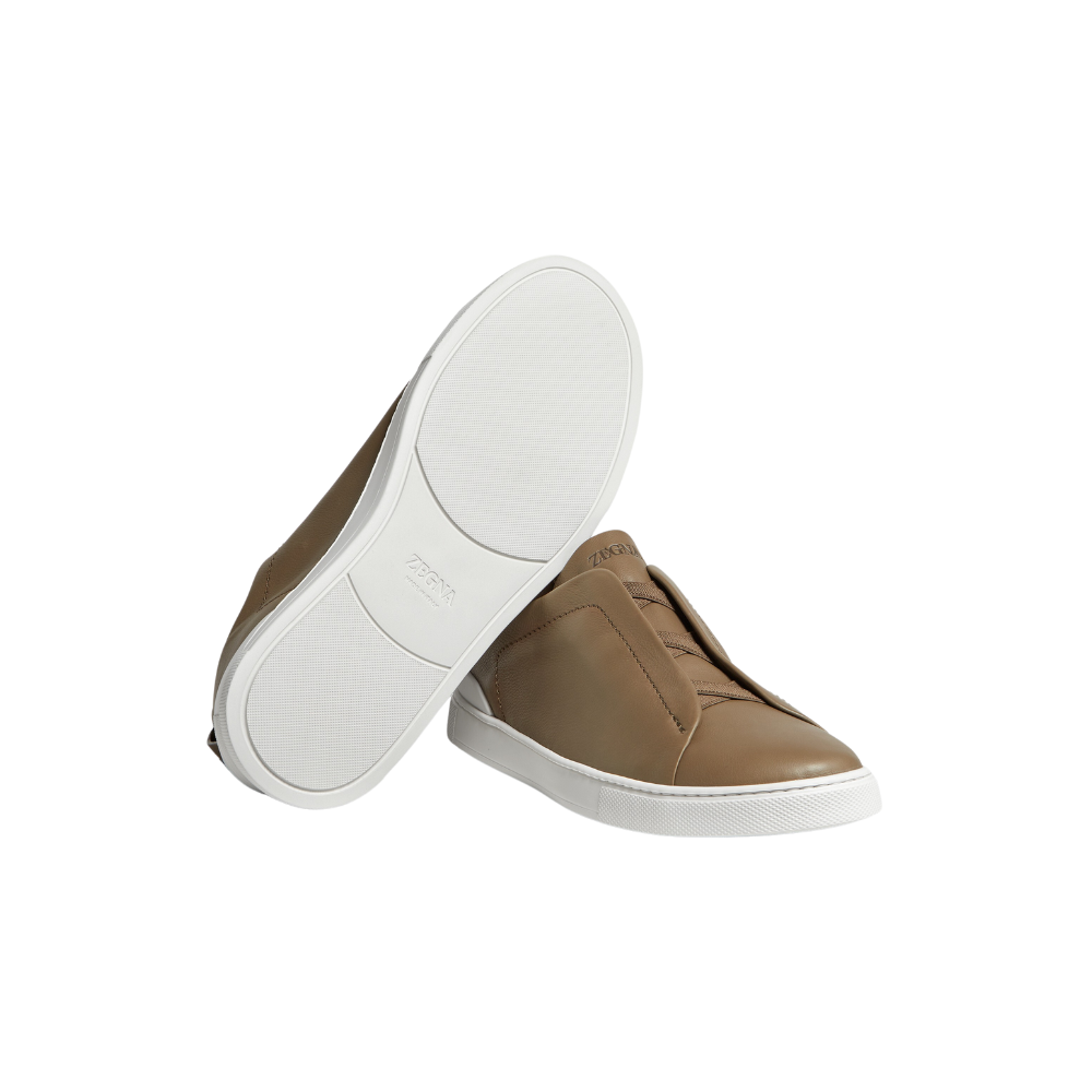 Zegna Triple Stitch Secondskin Sneakers "Green"