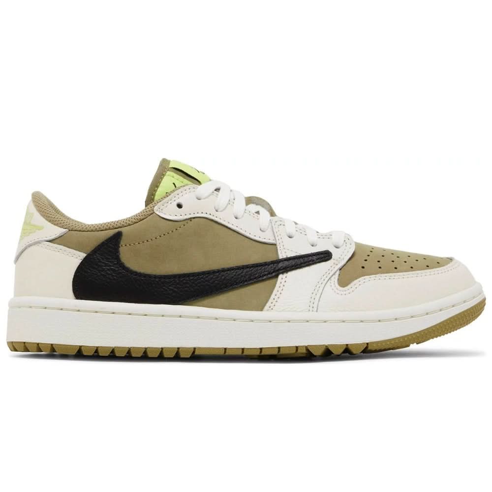 Travis Scott x Air Jordan 1 Low Golf 'Neutral Olive' - Copva