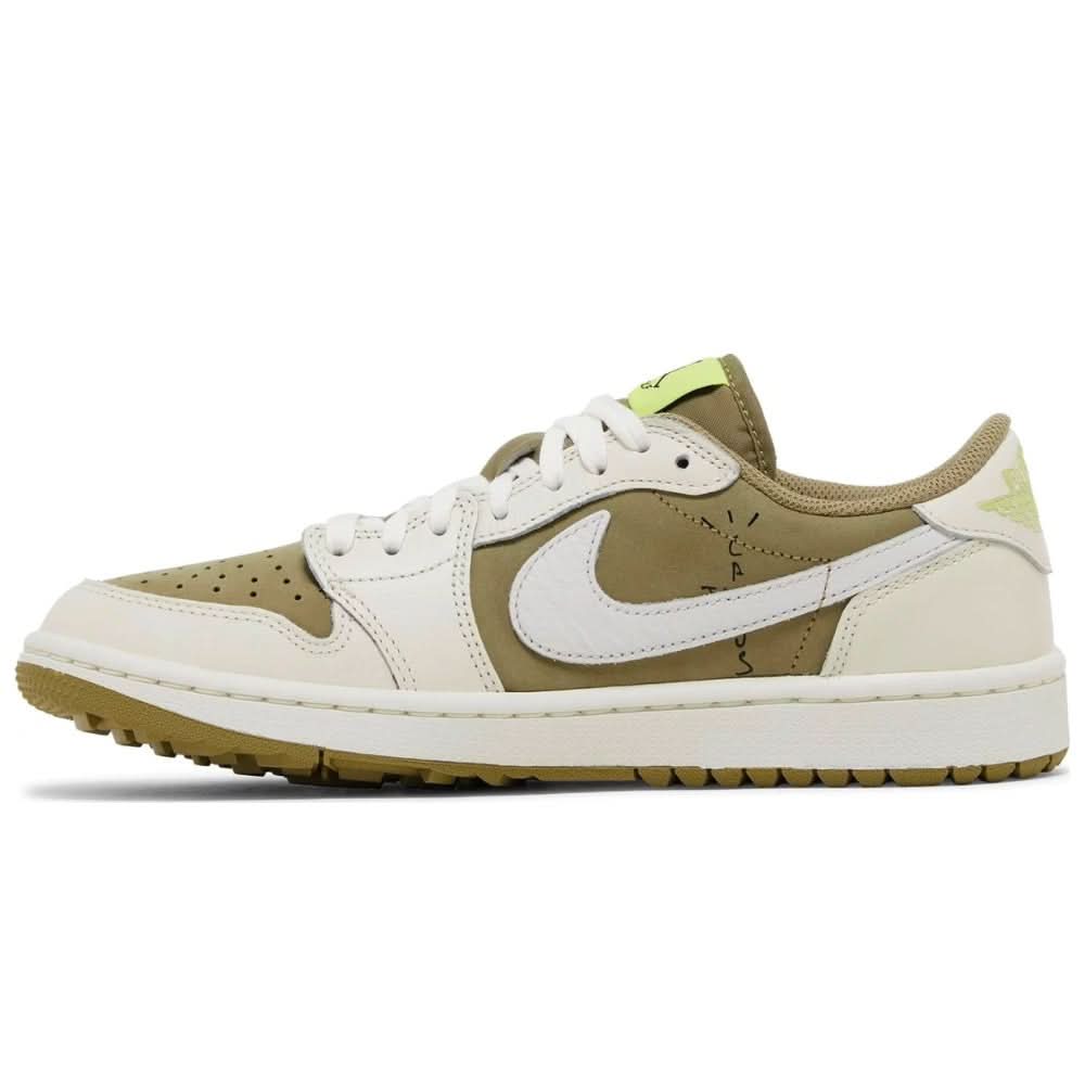 Travis Scott x Air Jordan 1 Low Golf 'Neutral Olive' - Copva