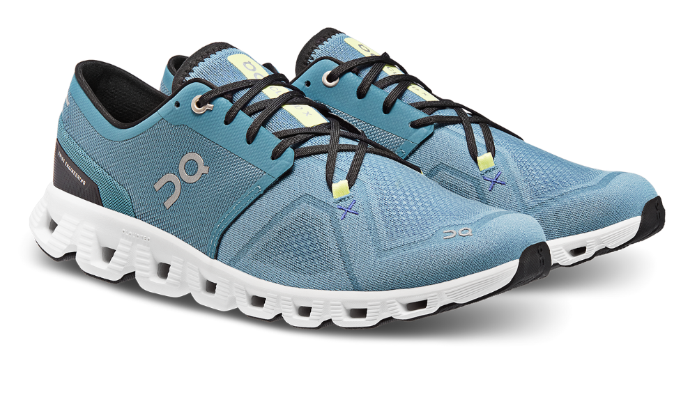 On Running Cloud X 3 "Pewter | White"