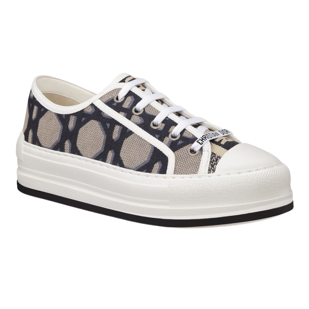 Dior Walk'N'Dior Platform 'Macrocannage - Deep Blue Beige'