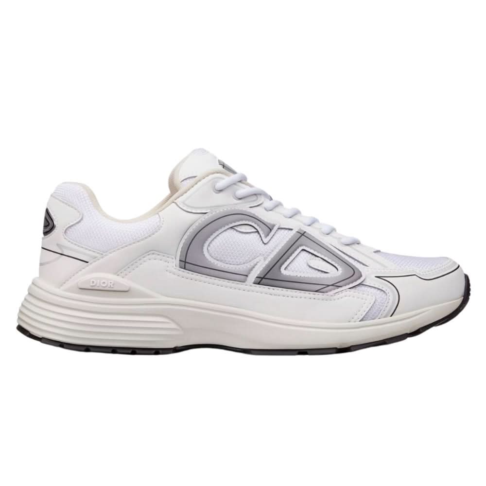 Dior B30 White Mesh And Technical Fabric Low Top Sneakers - Copva