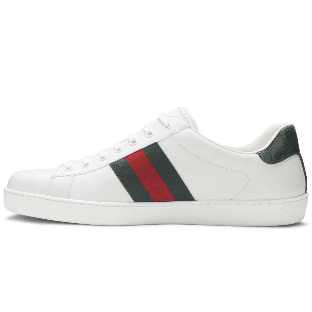 Gucci Ace Leather Sneakers 'White'