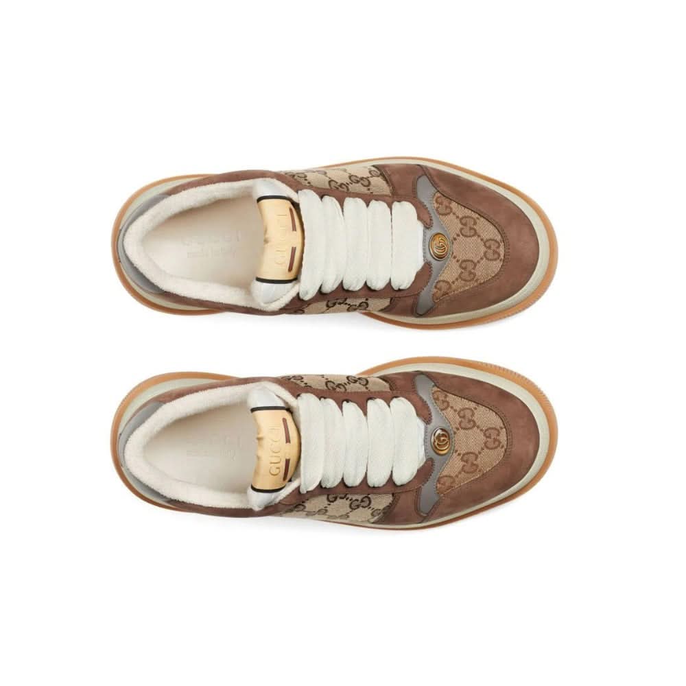 Gucci Screener GG Supreme sneakers 'brown' - Copva