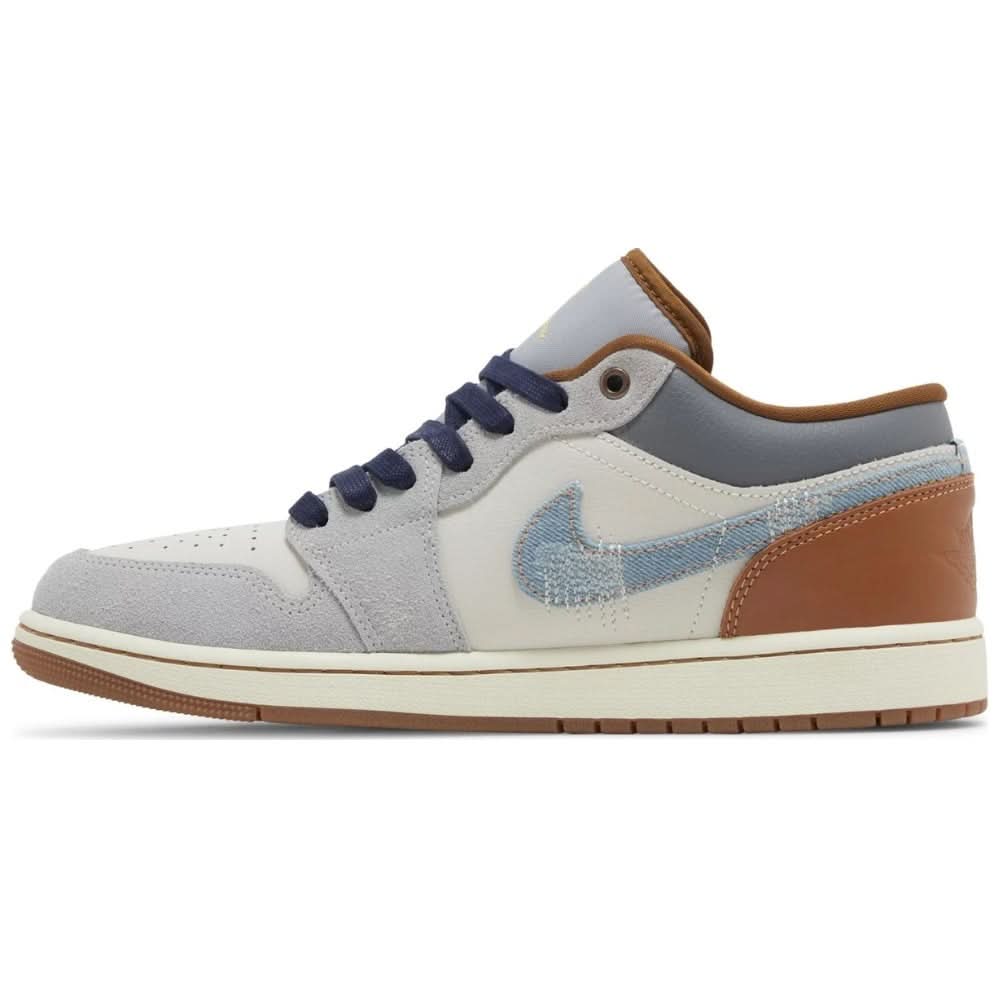 Air Jordan 1 Low SE 'Repaired Denim Swoosh' - Copva