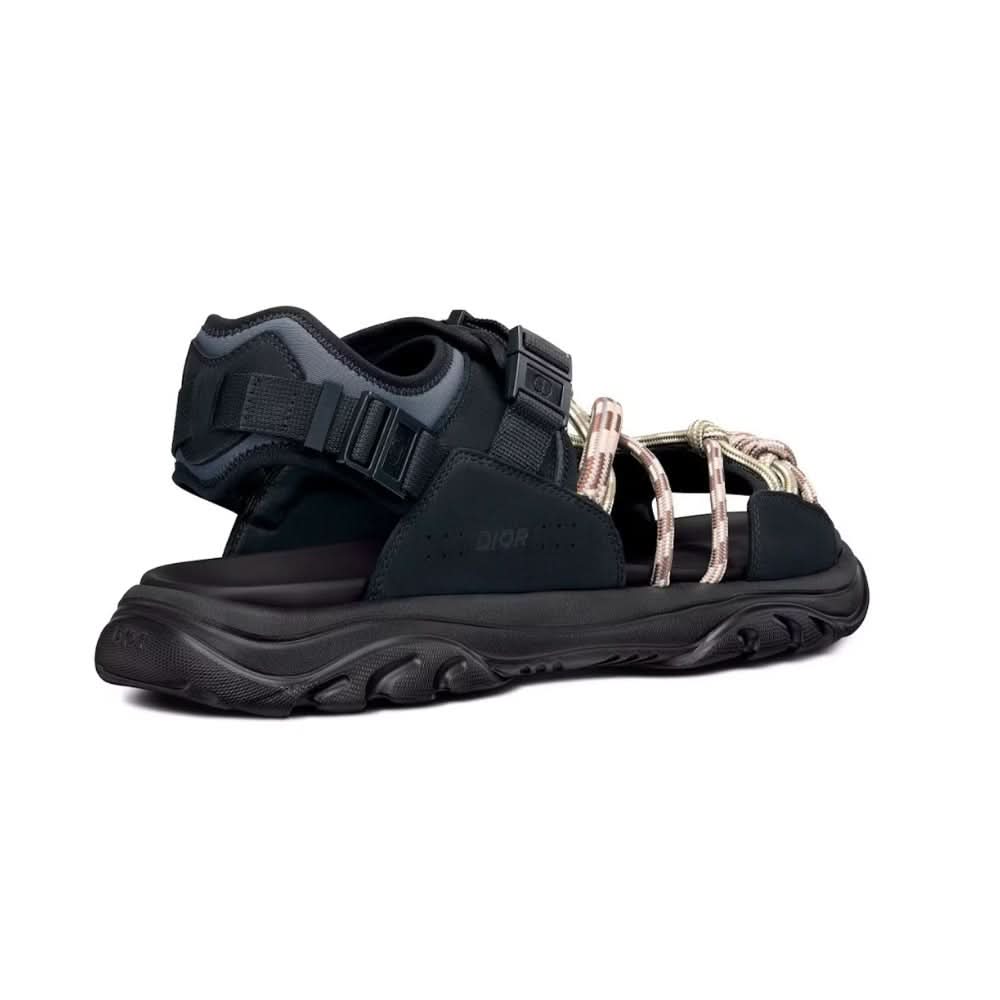 Dior H-Town Sandal 'Black' - Copva