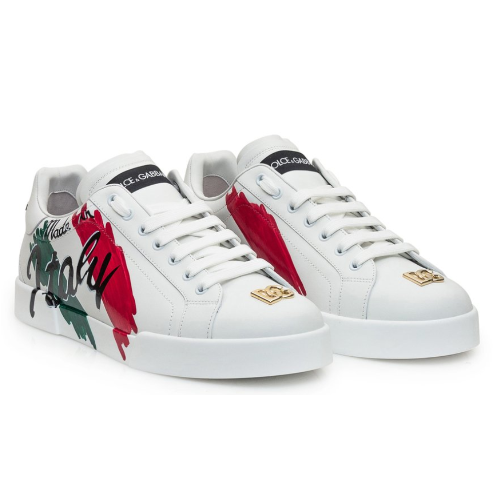 Dolce & Gabbana Portofino leather sneakers