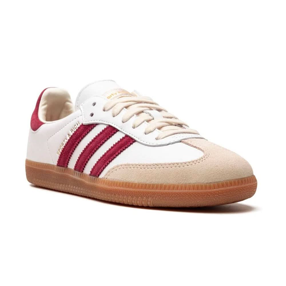 Sporty & Rich x Adidas Samba OG 'White Core Burgundy' - Copva