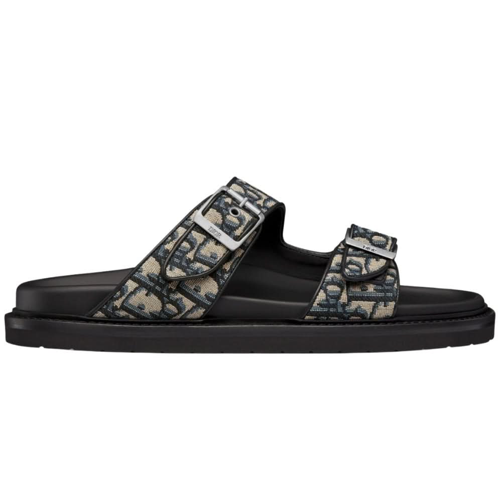 Dior Aqua Sandal "Beige and black" - Copva