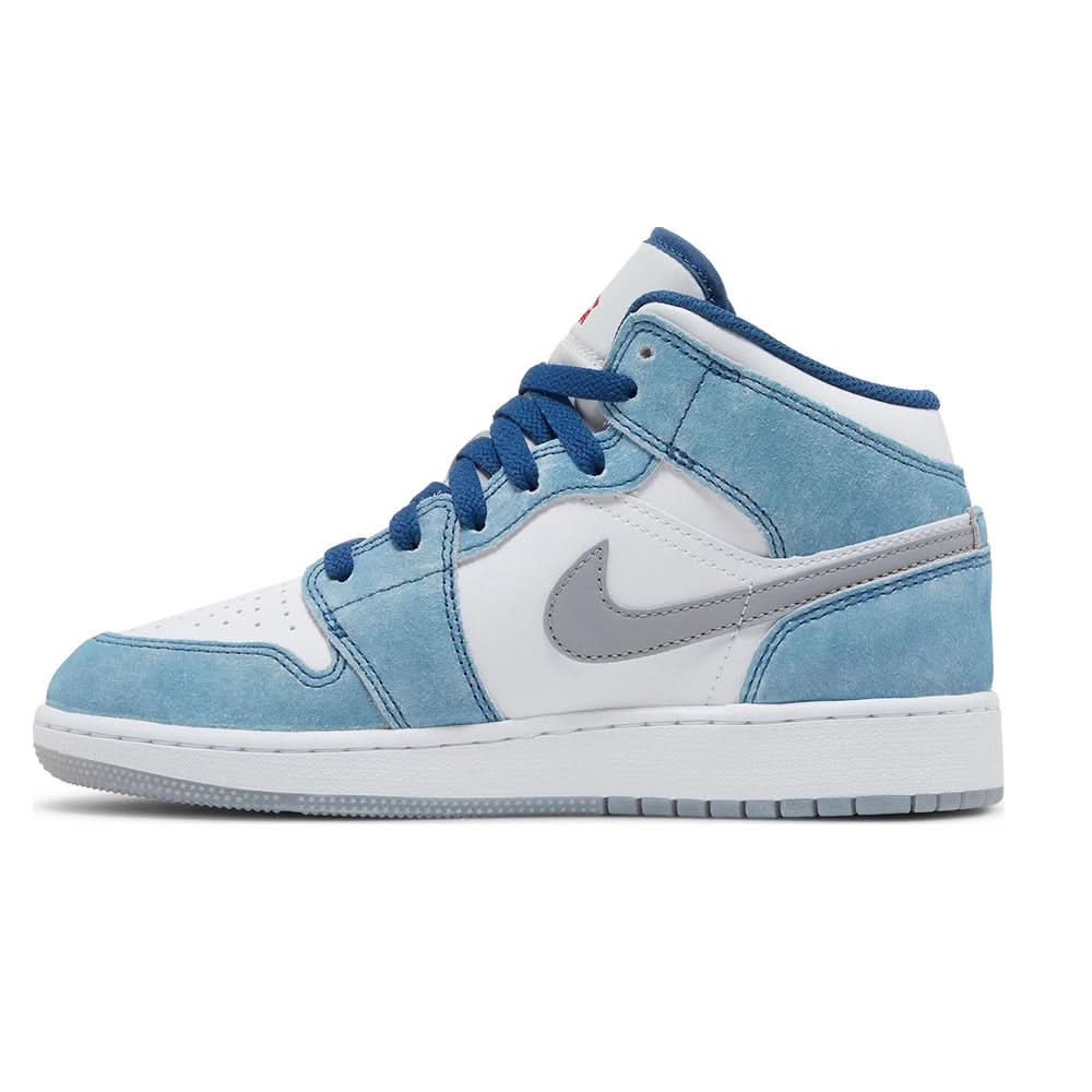 Air Jordan 1 Mid SE GS 'French Blue' - Copva