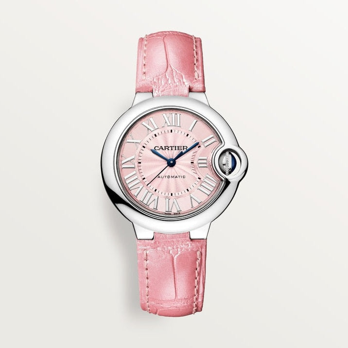 33 Mm, Movimiento Automático, Acero, Cuero